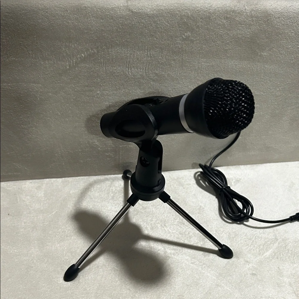 Black Wired Microphone